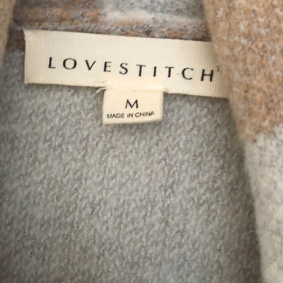 Plaid sweater jacket - Picture 3 of 3